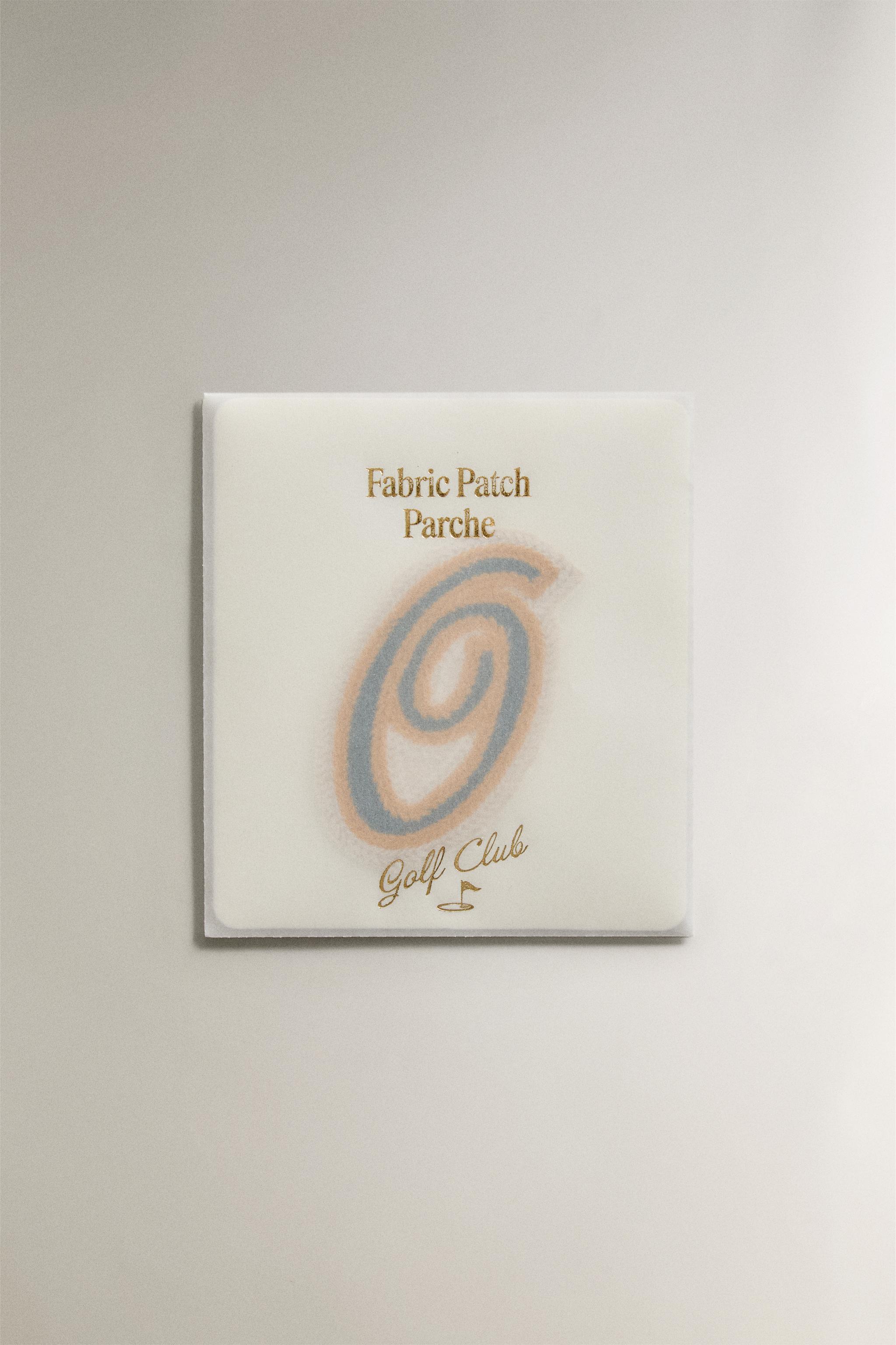 COTTON LETTER O PATCH
